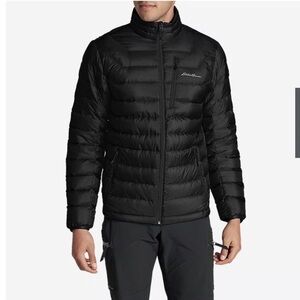 Eddie Bauer Men's First Ascent Down Packable Puffer Coat Small Pertex Quantum
